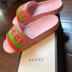 Gucci | Shoes | Brand New Limited Edition Gucci Slides Never  display picture 1